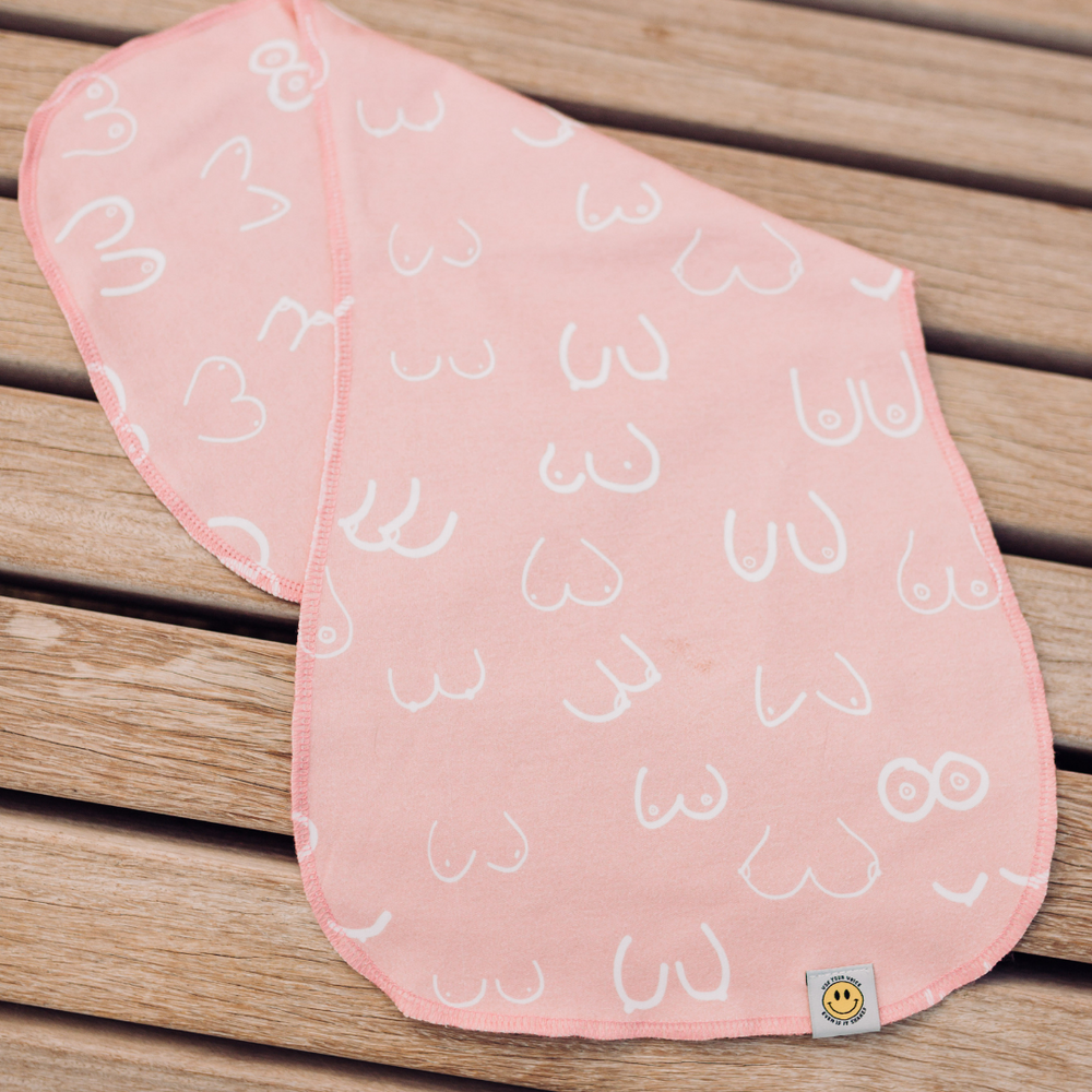 Boobs Burp Cloth