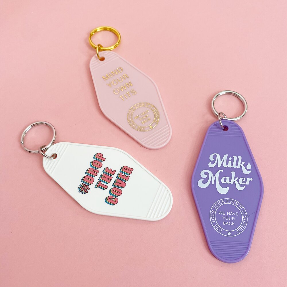 The Little Milk Bar Key Tags