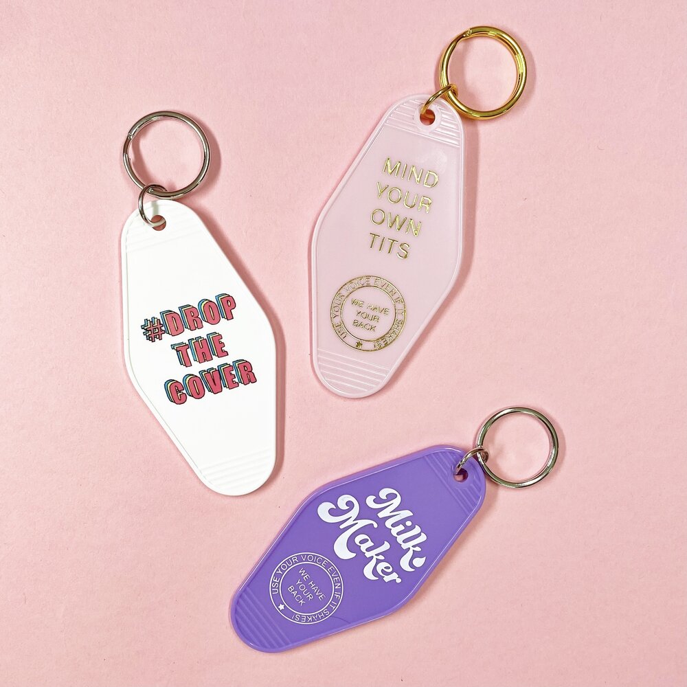 The Little Milk Bar Key Tags