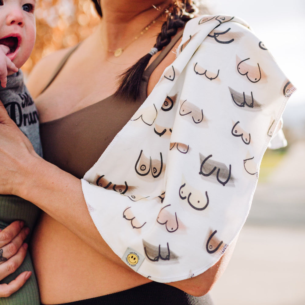 Boobs Burp Cloth