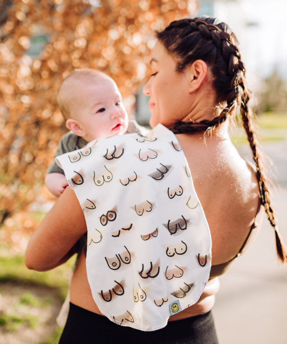 Boobs Burp Cloth